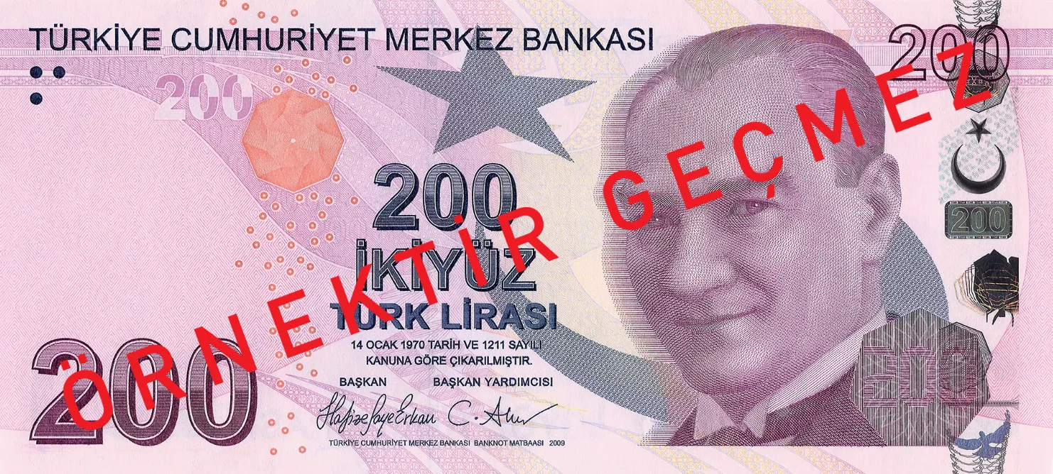 9.Emisyon 200 Türk Lirası III.Tertip